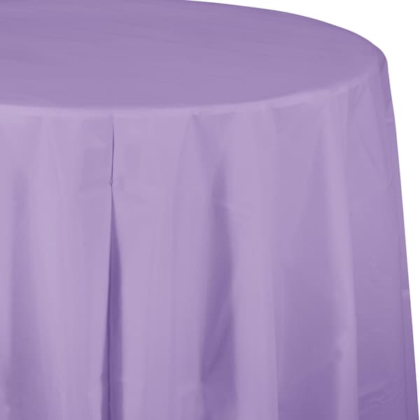 Touch Of Color Pastel Blue Octy Round Tablecloth, 82", 12PK 923882 - main